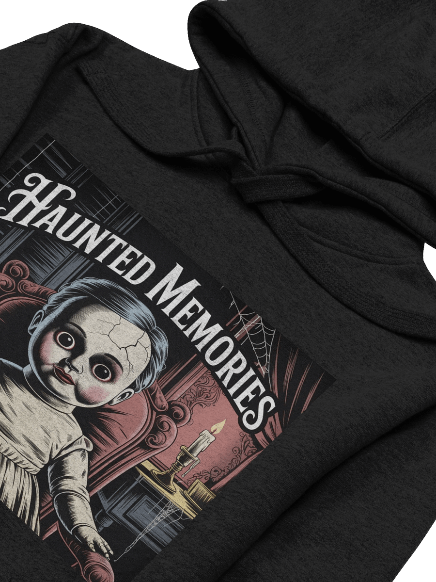 Midnight Veil Designs Gothic 'Haunted Memories' Unisex Premium Hoodie - Black & More Colours product image (3)