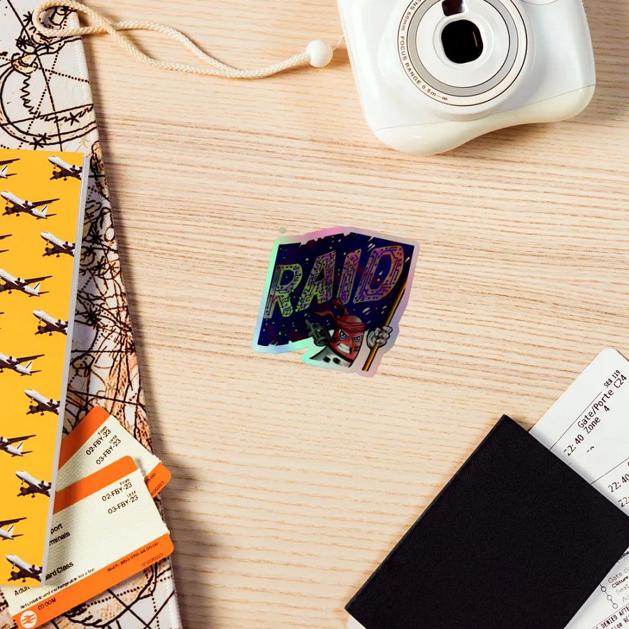 Raid! - Sticker Olografico product image (7)