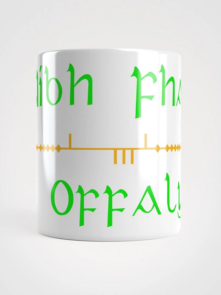 Offaly/Uíbh Fhailí - Scholastic style ogham Mug product image (1)