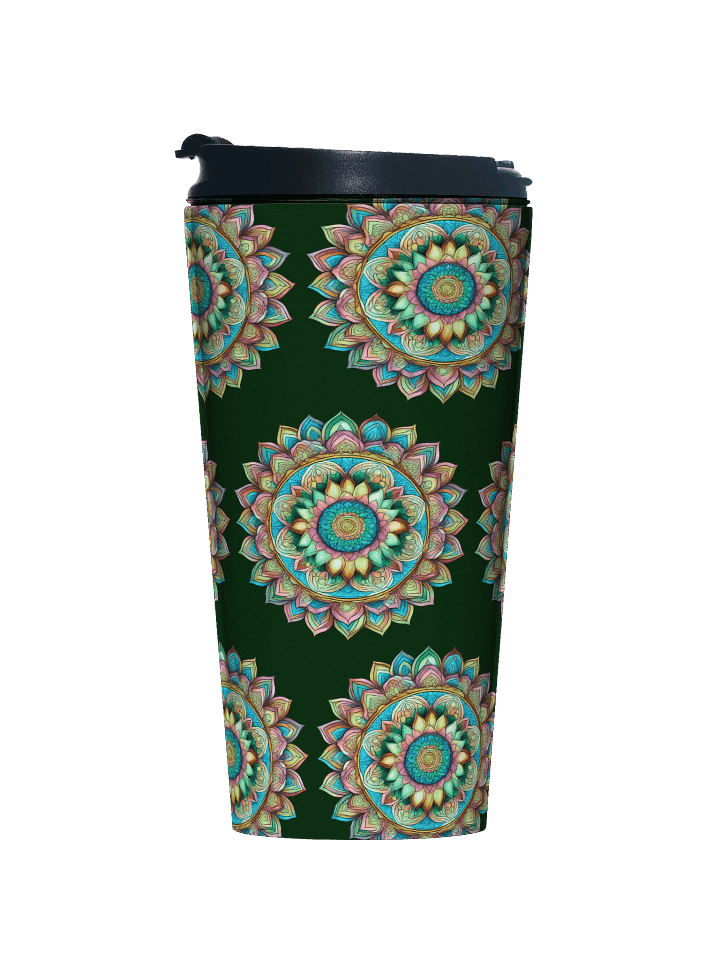 Autumn Bloom Mandala - Stainless Steel Travel Mug product image (1)