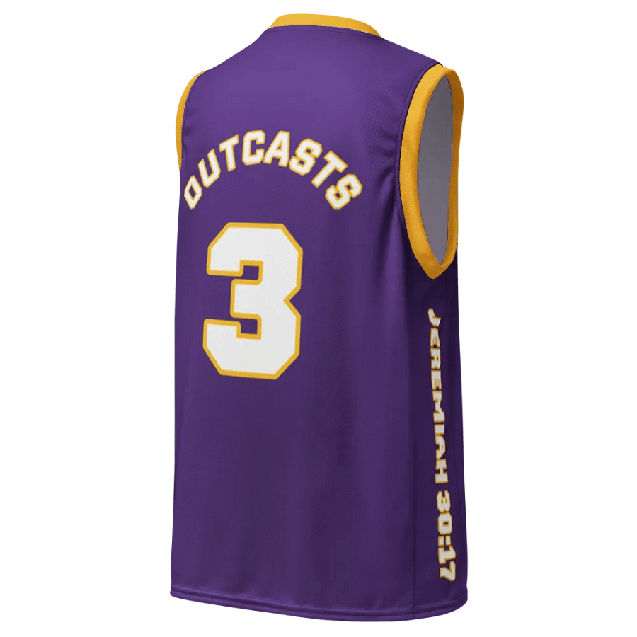 Outcasts Basketball Jersey Purple/Gold product image (6)
