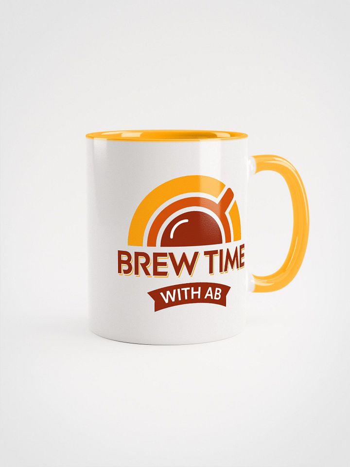 Brew Time Mug (Yellow Handle) product image (1)