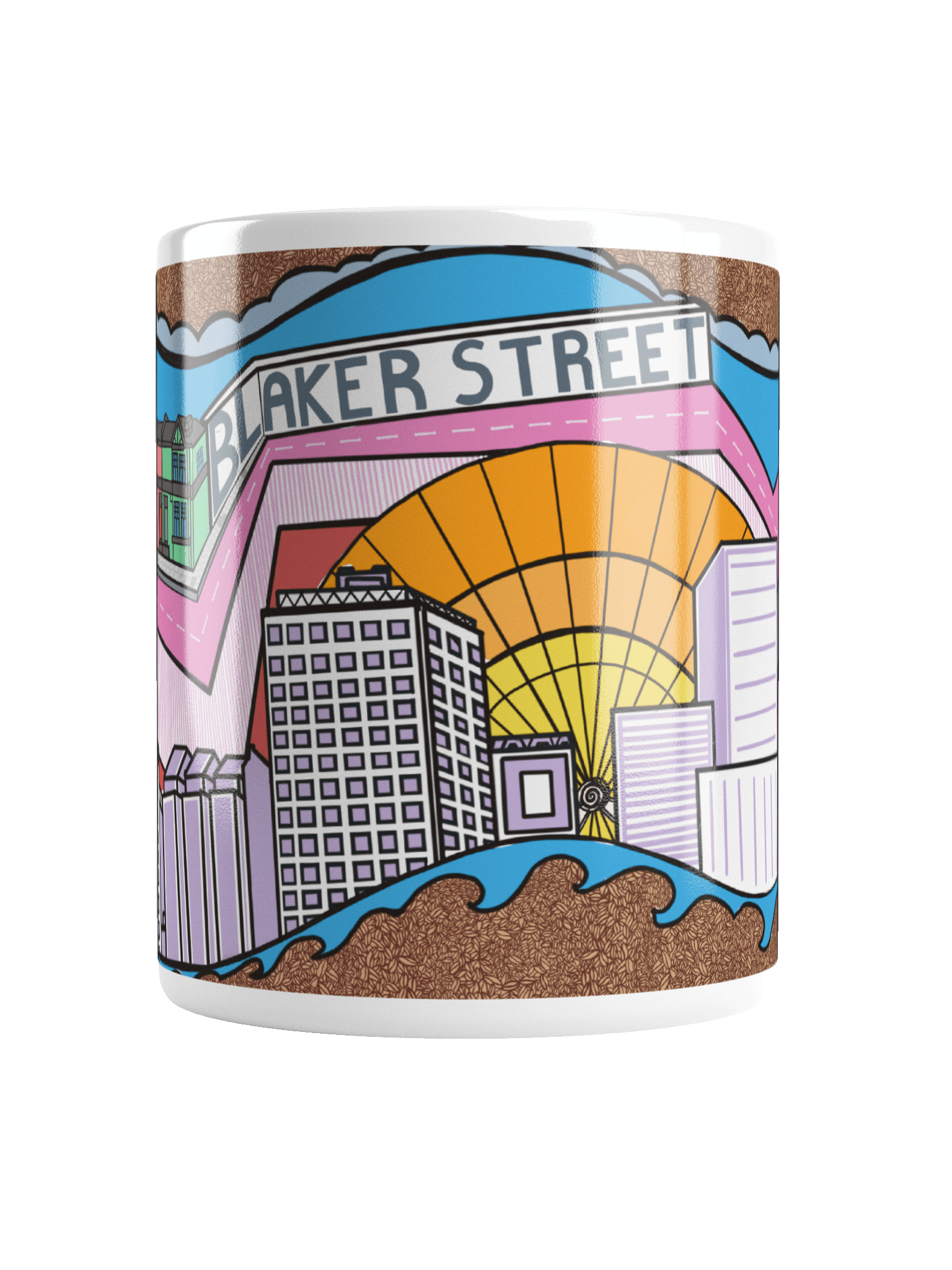 Blaker Street Cityscape Mug product image (16)