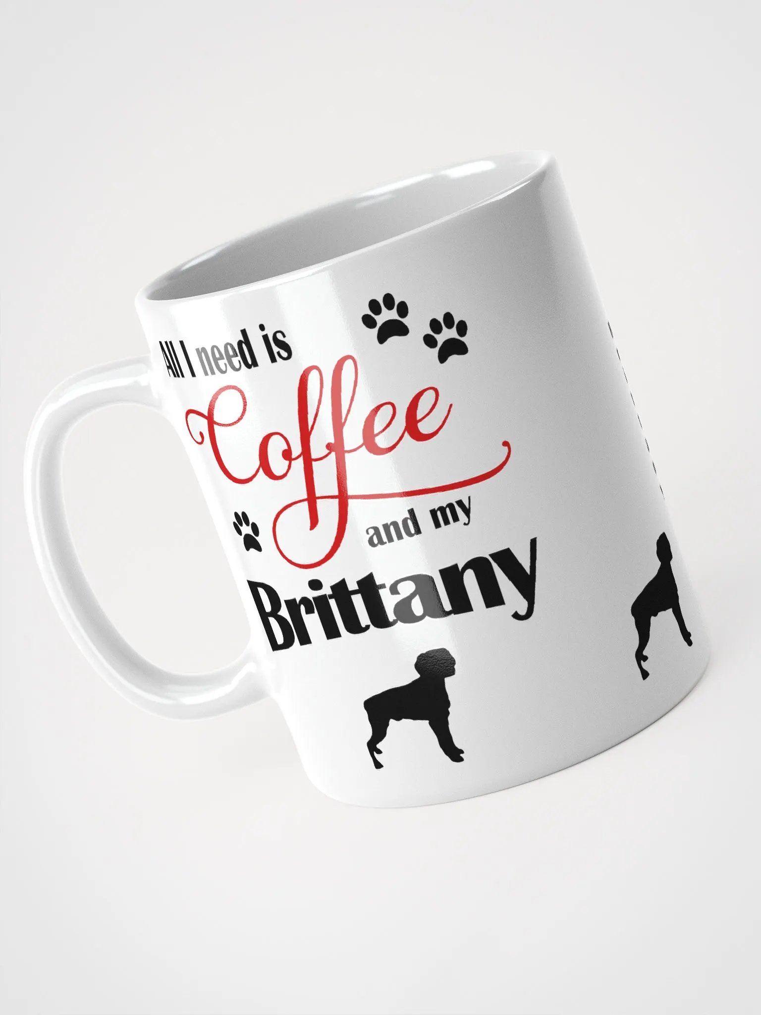 Coffee and my Brittany Mug product image (3)