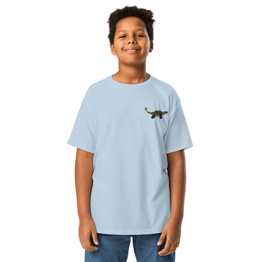 Youth Ankylosaurus Embroidered T-Shirt product image (27)