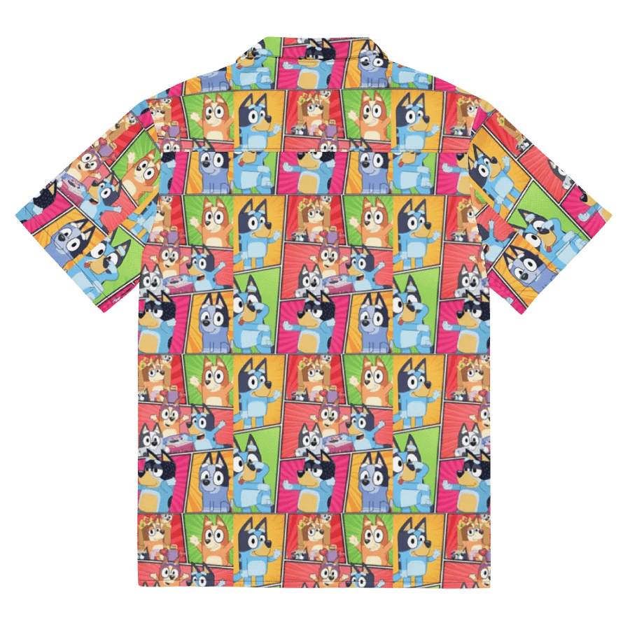 Aussie Heeler Design _ CoachShawStudio's Streetwear Shirt _ Custom Unisex Short Sleeve Button Down Shirt product image (11)