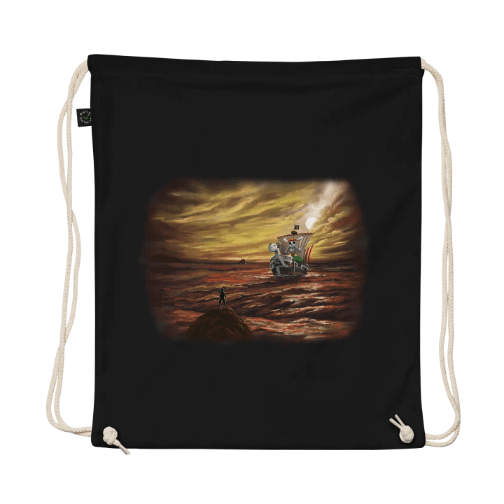 One Piece Under Red Skies Drawstring Bag product image (1)