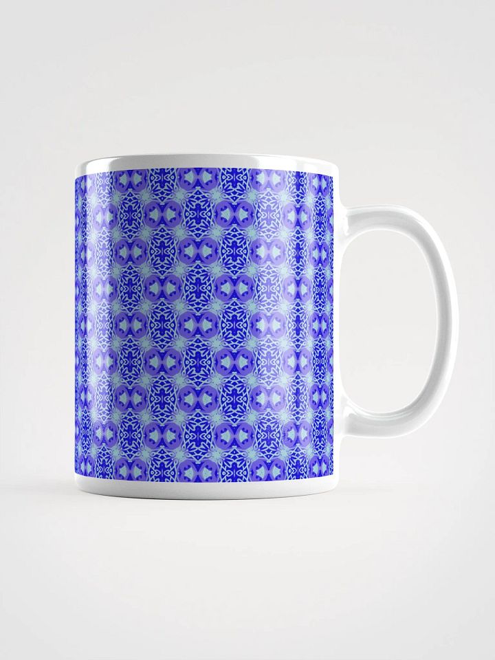 Blue & Purple Seamless Pattern Ceramic Mug product image (2)