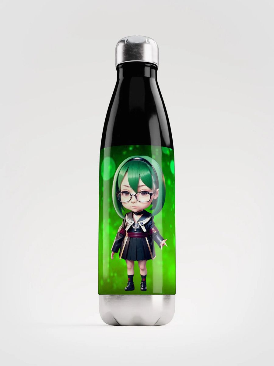 (Green CHIBI) K Stainless Steel Water Bottle product image (1)