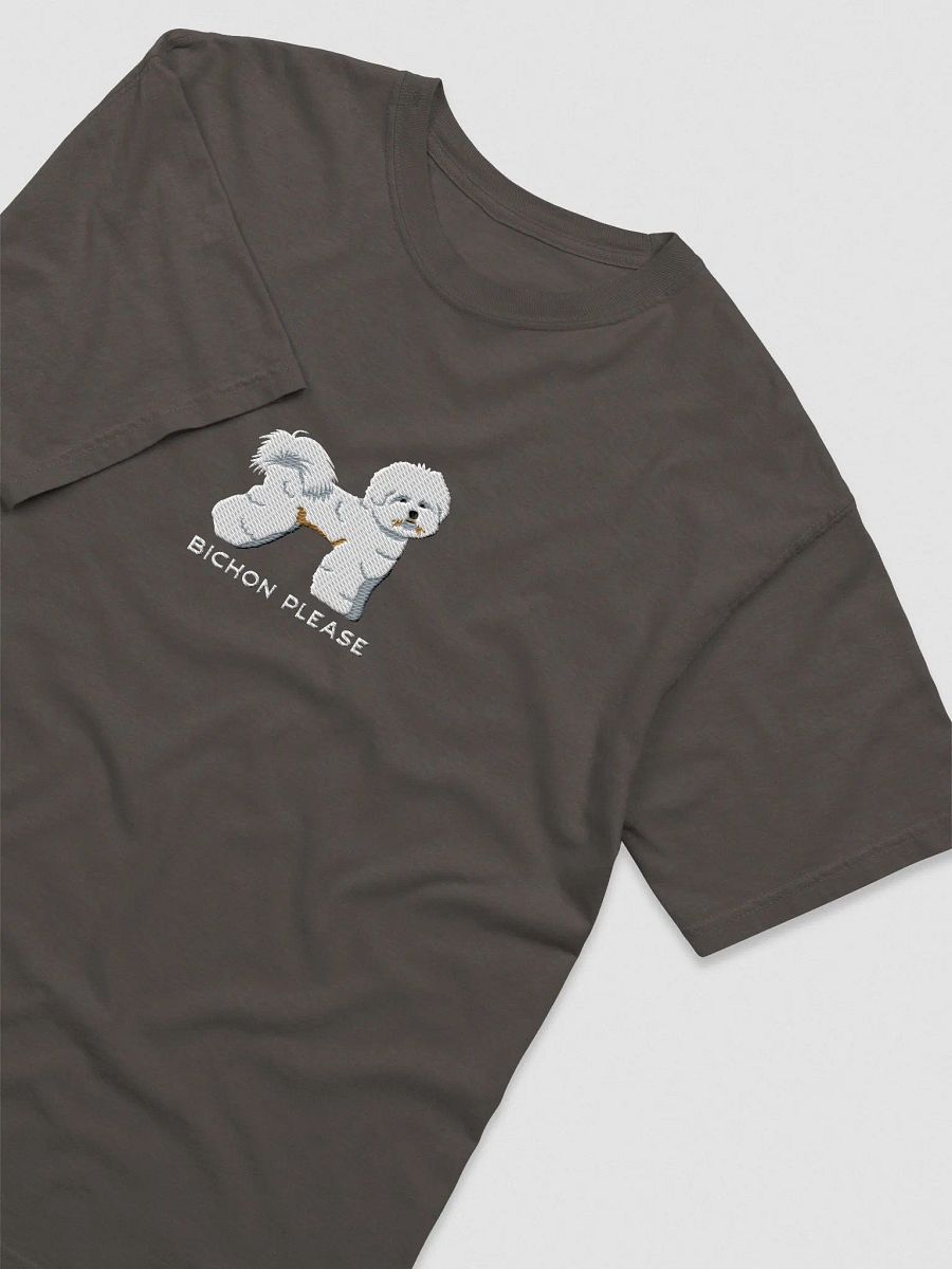 Bichon Please T-Shirt(Embroidered) of a Bichon Frise product image (6)
