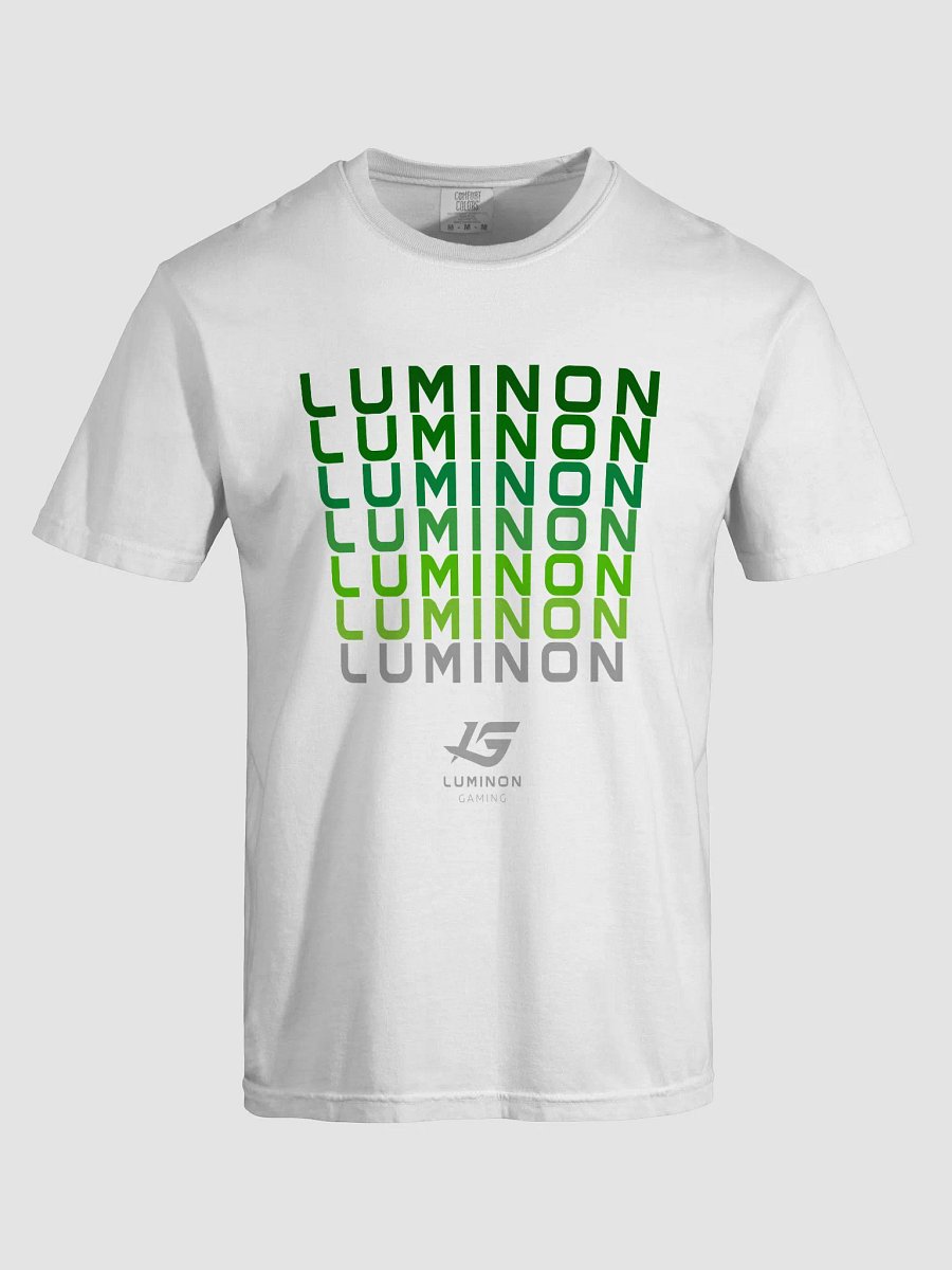 Luminon Gaming "Stacked" Logo Tee - White product image (5)