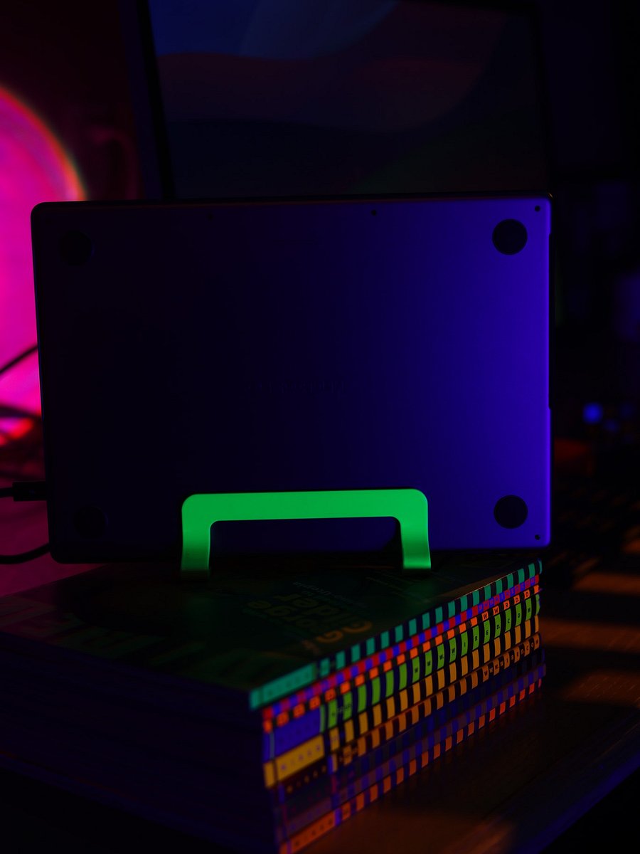 Neon Yellow Laptop Holder product image (2)
