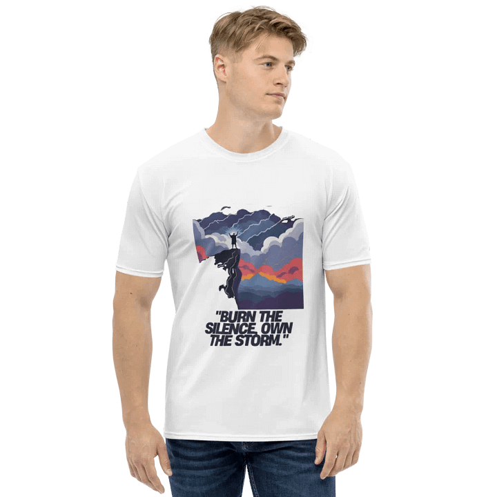 Burn The Silence Own The Storm All-Over Print Tee product image (1)