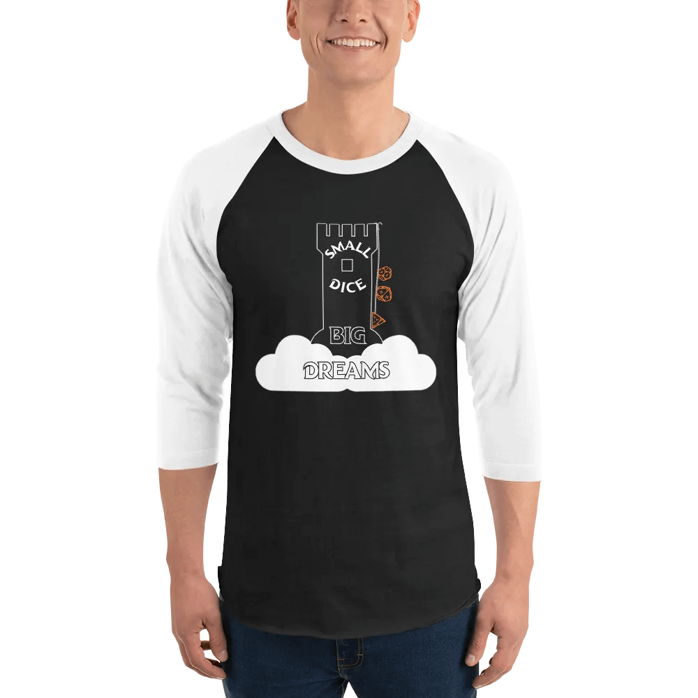 Small Dice, Big Dreams Baseball Tee product image (5)