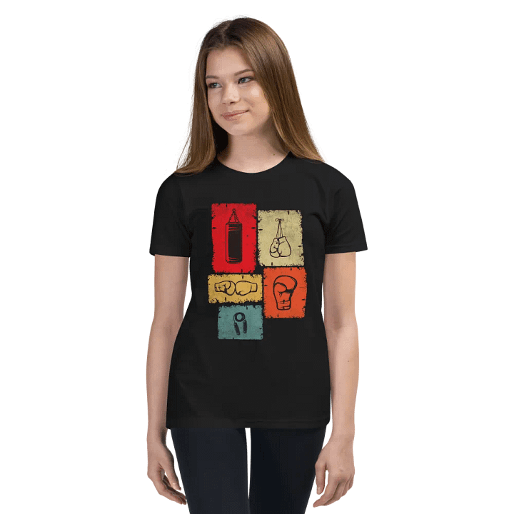 Grunge Boxing-Youth Cotton Tee product image (2)
