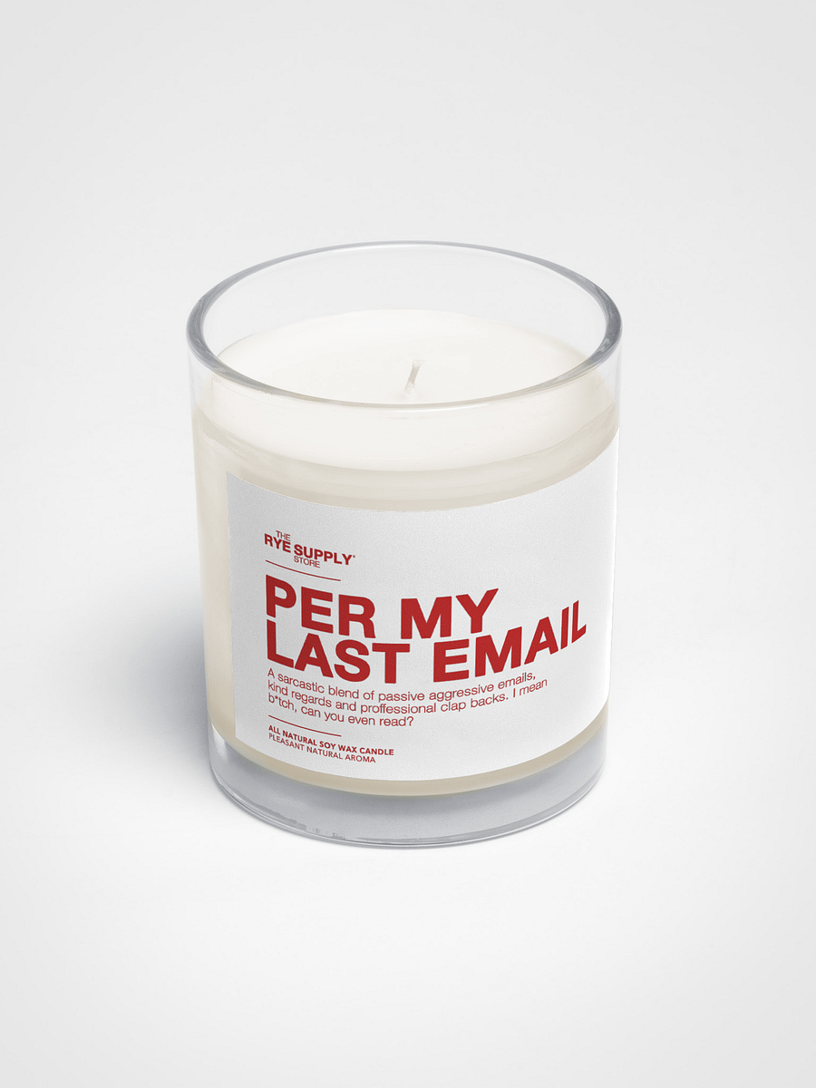 Per My Last Email Soy Wax Candle product image (2)
