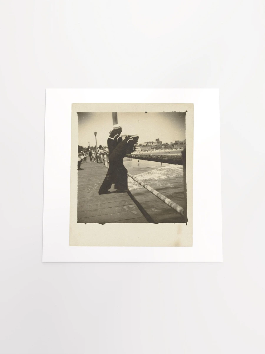 Sailors On Pier by Louis Fleckenstein (c. 1920) - Print product image (4)