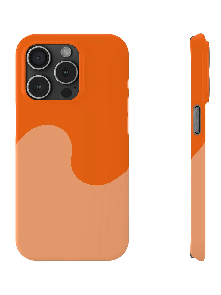 Orange Soda Minimal Wave iPhone Case product image (1)