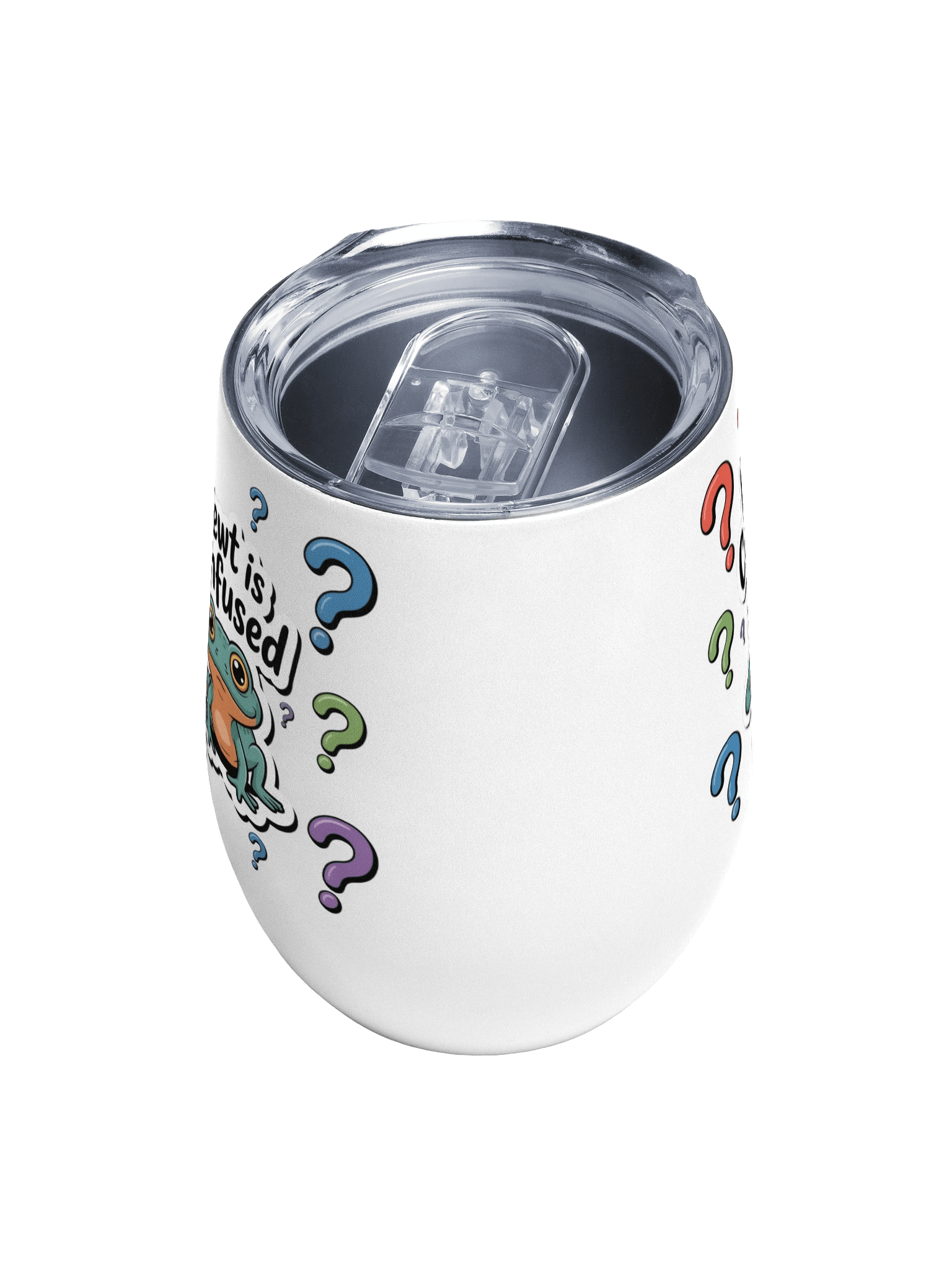 Confused Newt Wine Tumbler product image (3)