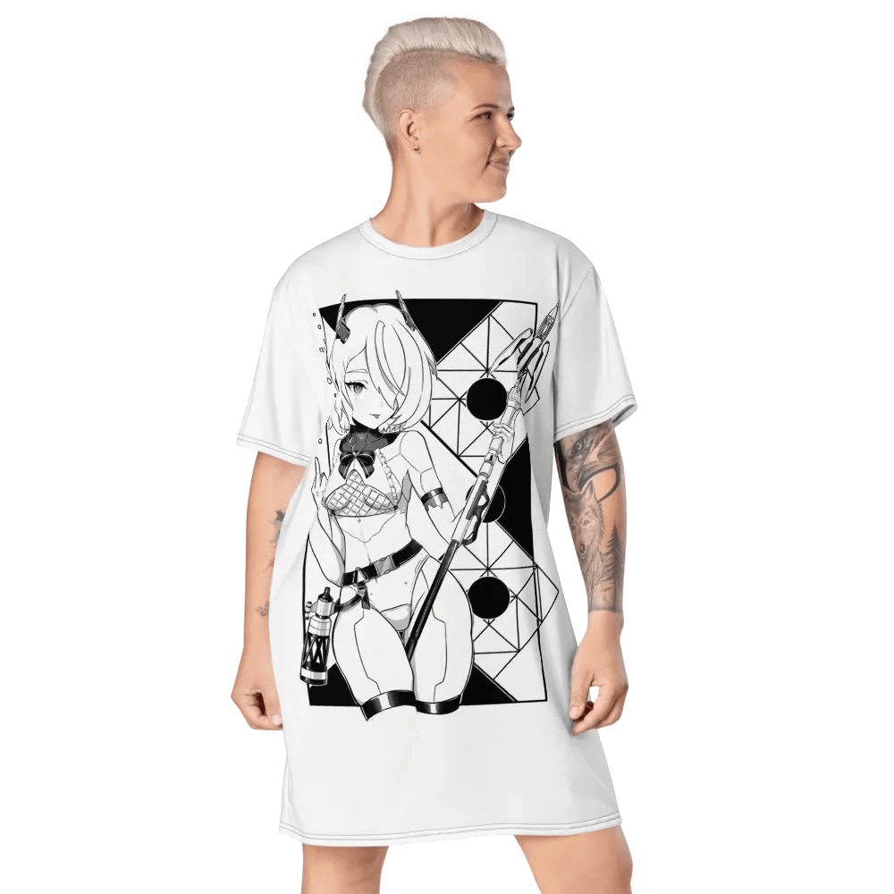 Sassy Cassini Anime T-Shirt Dress product image (6)