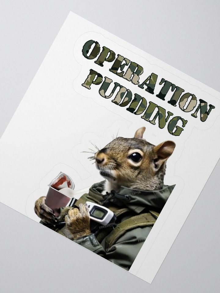 Waffles Operation Pudding - Sticker product image (5)