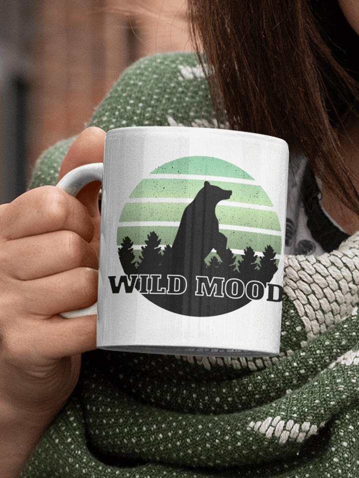 Wild Mood - Twilight Bear Silhouette Mug product image (2)