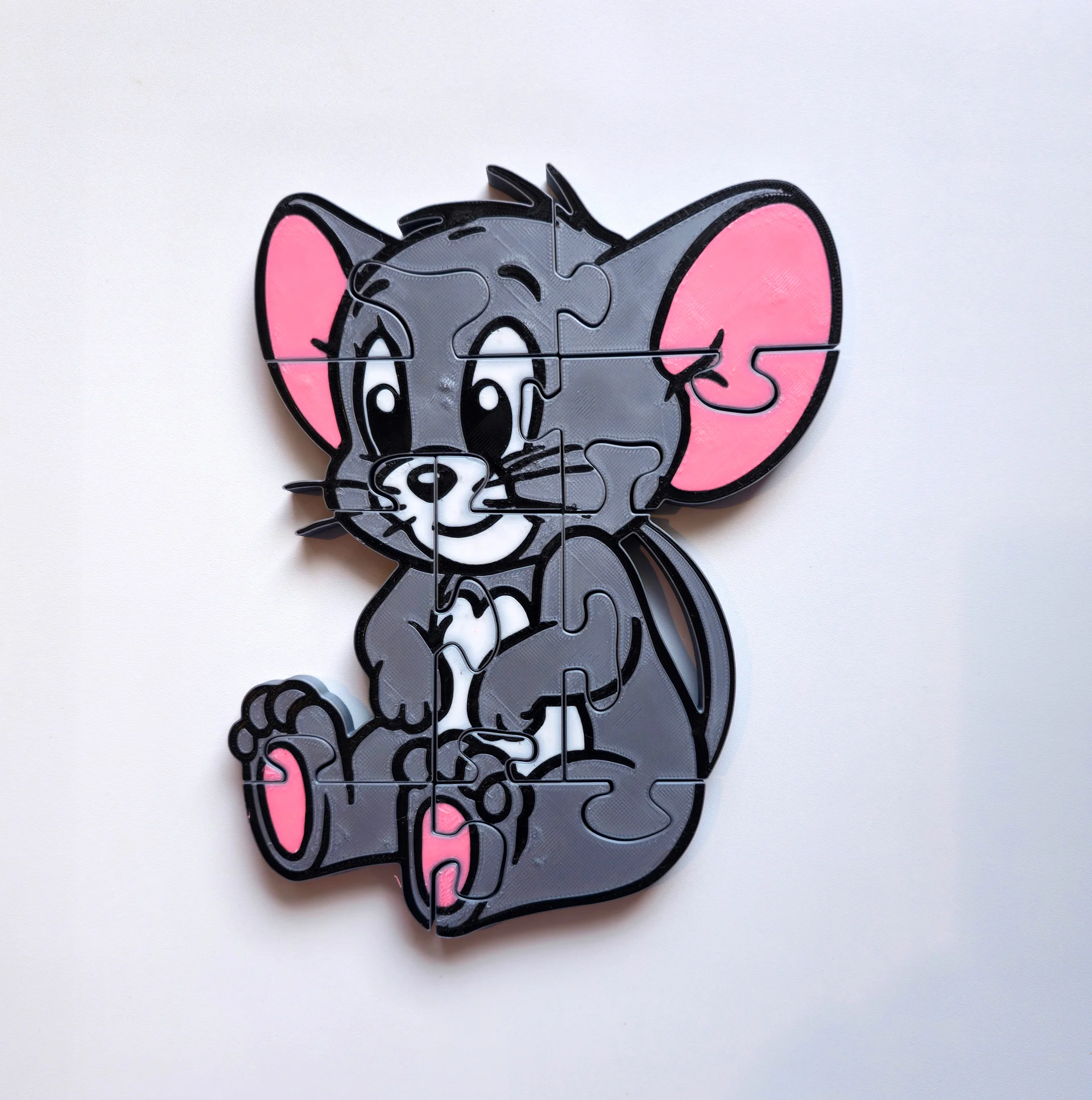 Mouse 3D Printed Jigsaw Puzzle – A Playful & Creative Puzzle for Kids! product image (1)