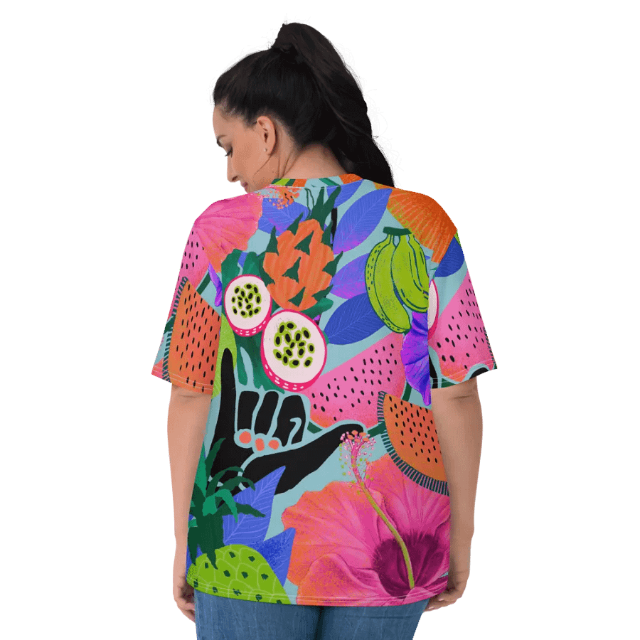 Tropical Paradise Delight All-Over Print Women's Tee product image (3)