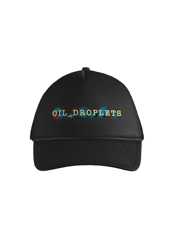 Oil Droplets Foam Trucker Hat product image (1)