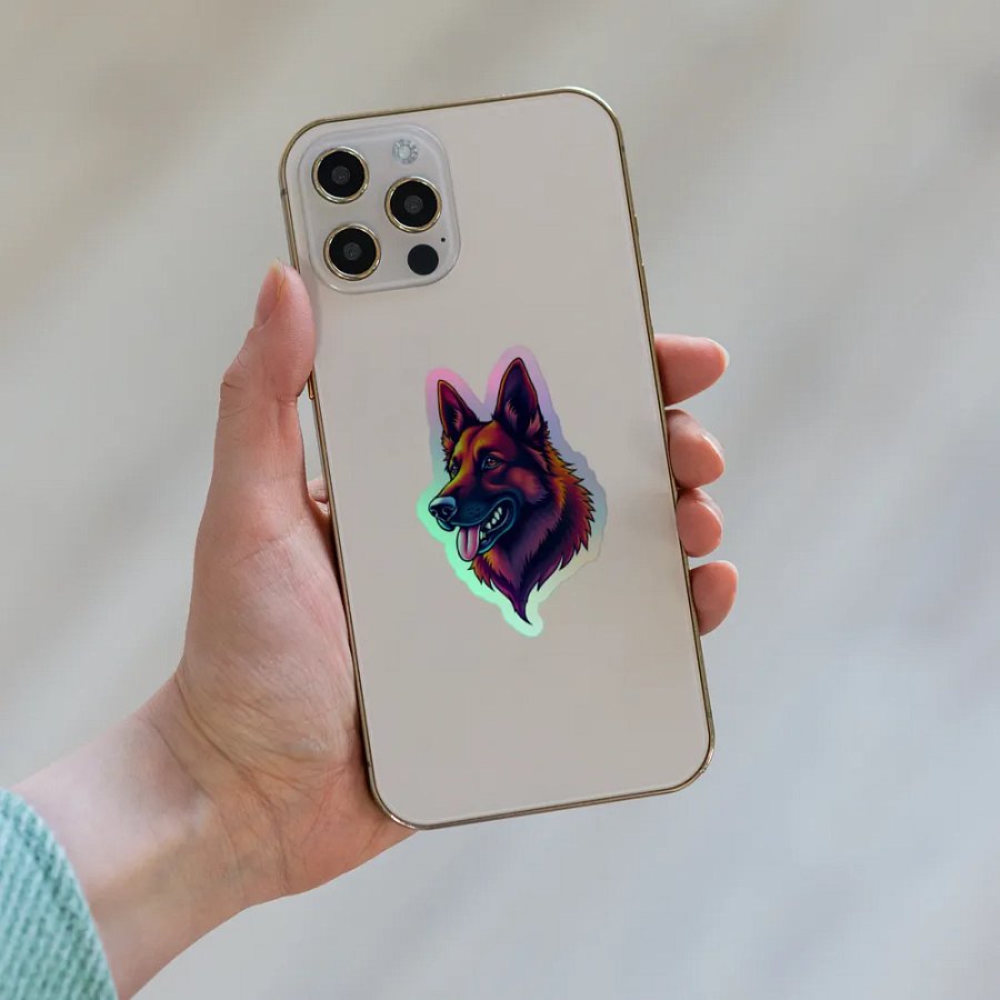Vibrant Shepherd Holographic Sticker Set product image (8)