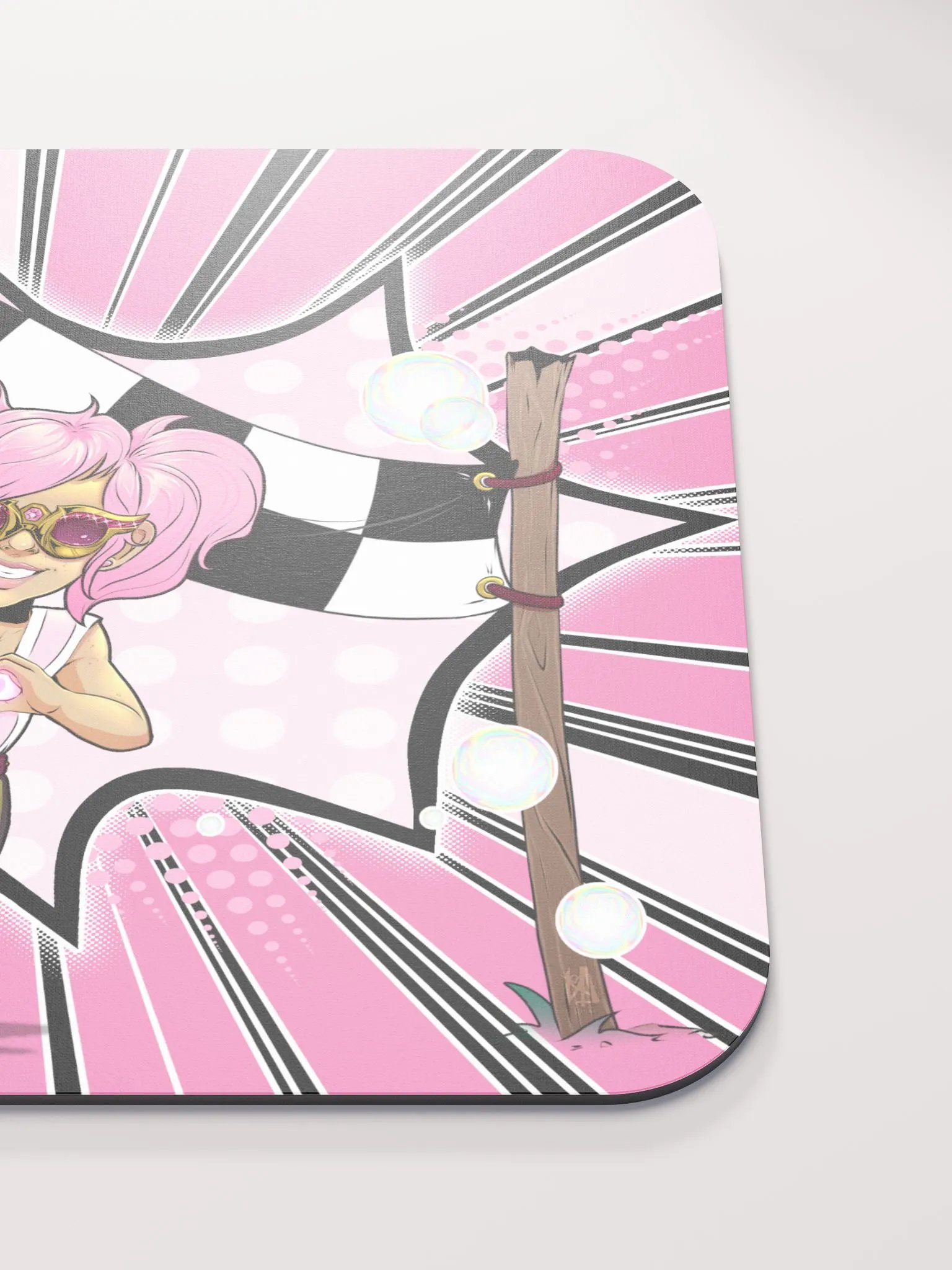 Running of the Gnomes Race Banner-- Pop Art Edition -- by Mischi --Mousepad product image (5)