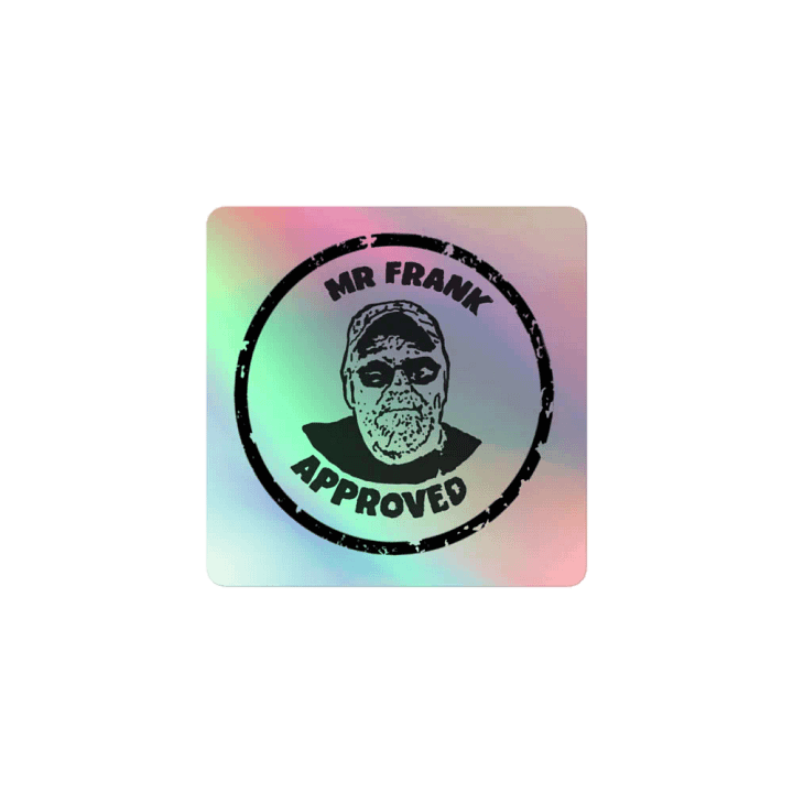 MR FRANK Approved Holographic Sticker Sheet product image (1)