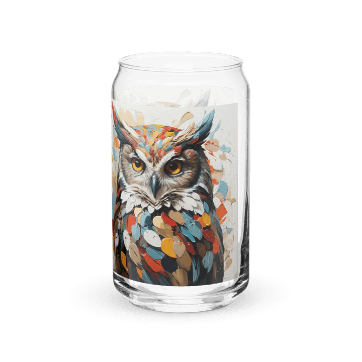Twilight Guardian Owl Glass Can Sipper product image (2)