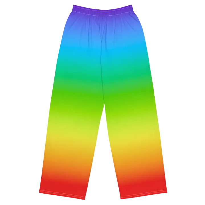 Rainbow Unisex Wide Leg Pants product image (1)