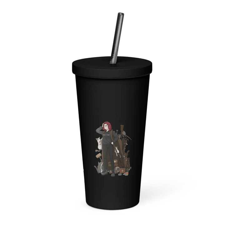 Loot Joblin Insulated Tumbler with a Straw product image (43)