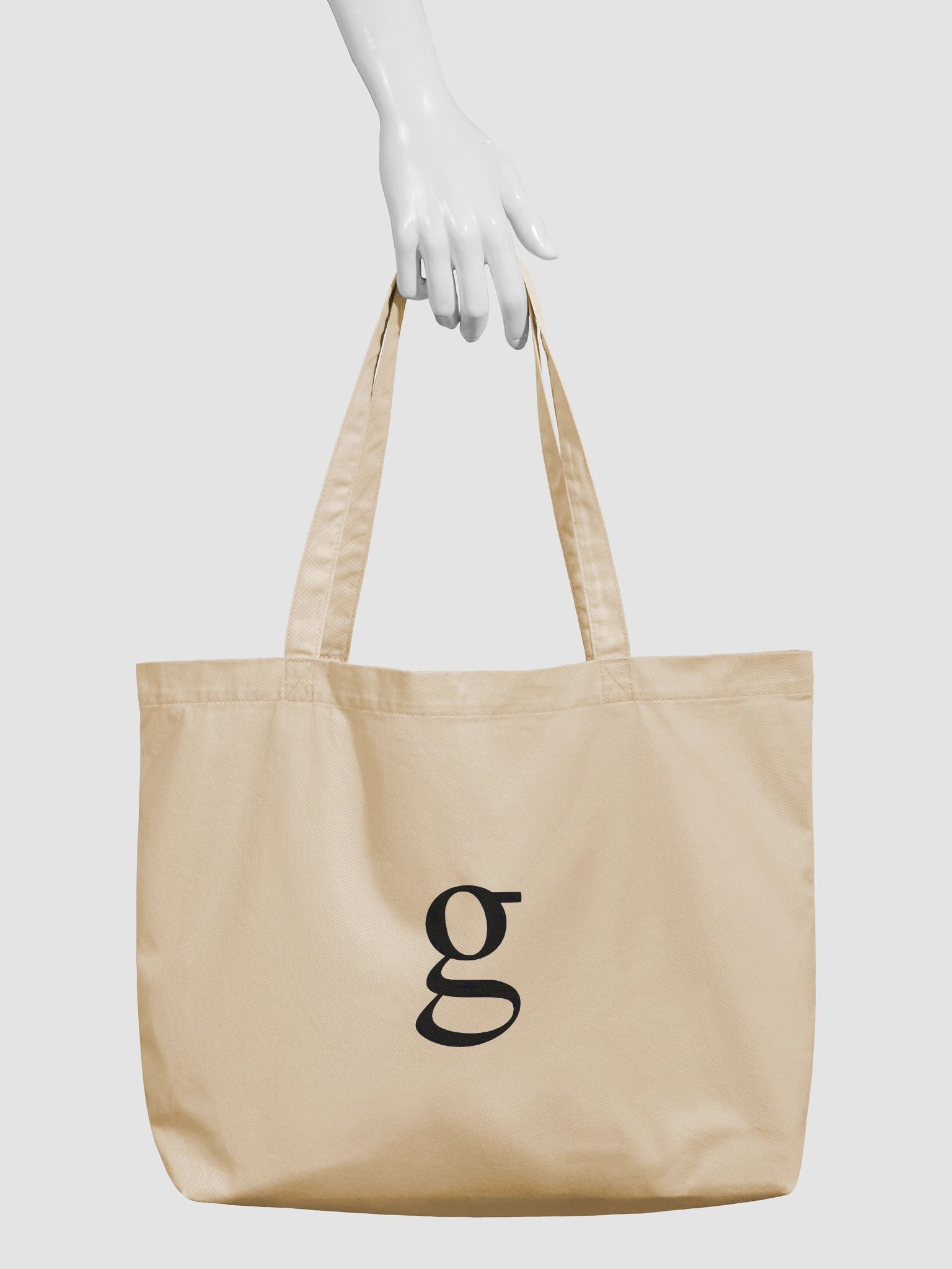 Serif 'g' Eco-Friendly Tote Bag product image (6)