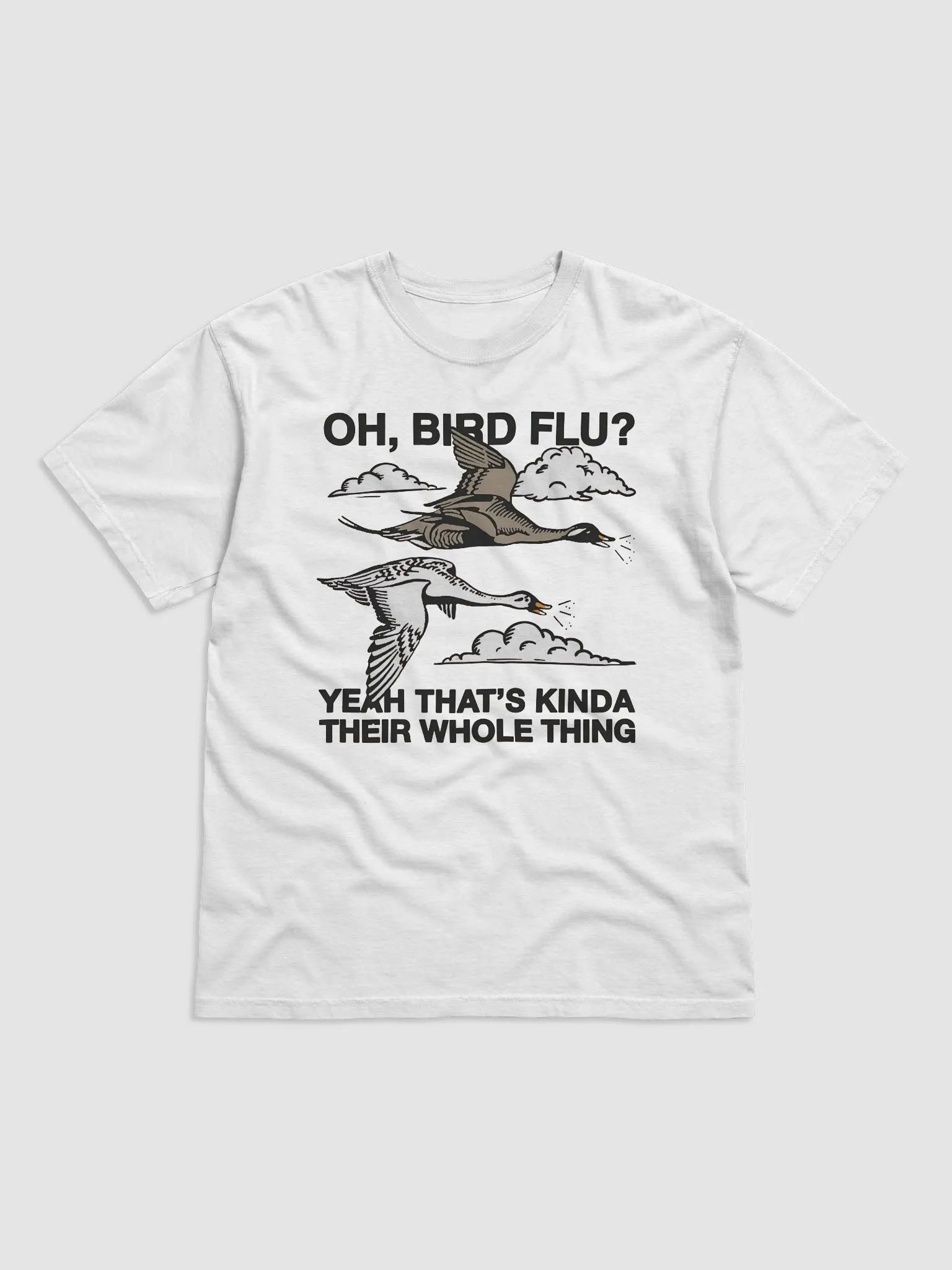 Oh Bird Flu Yeah That's Kinda Their Whole Thing Shirt product image (2)