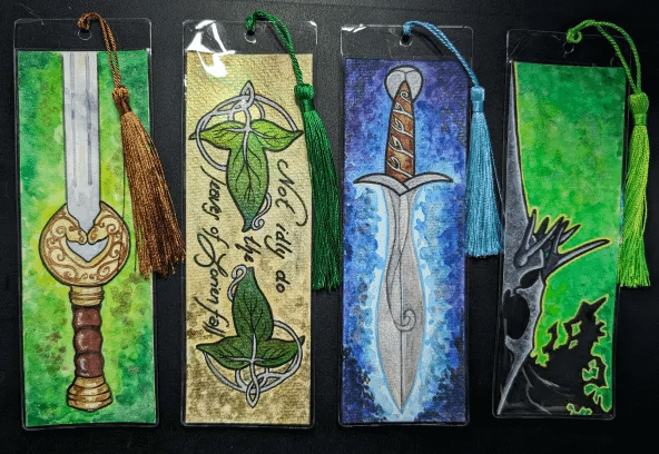 Watercolor Bookmark: Middle Earth Adventures Set 1 product image (1)