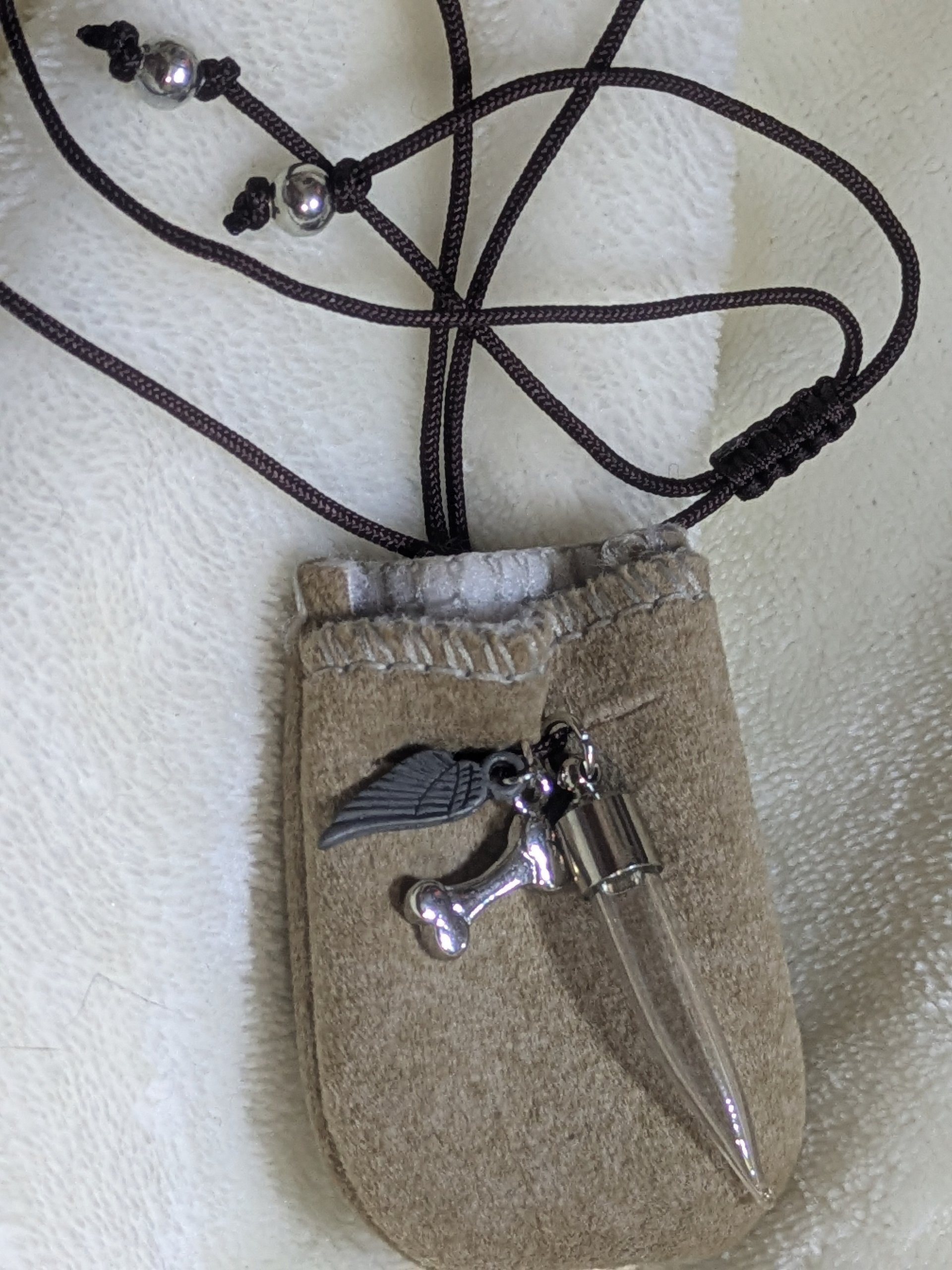 Pet Memorial Adjustable Pouch Necklace v2 product image (2)