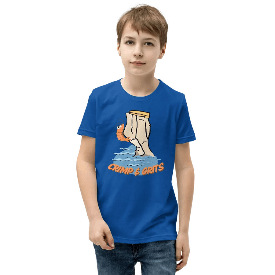 Crimp and Grits - Youth Climbing T-Shirt product image (45)