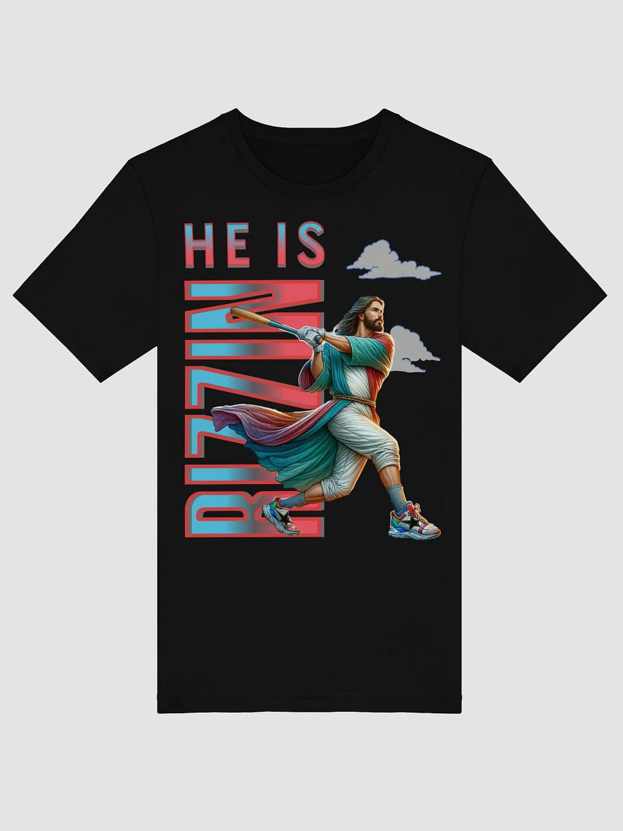 He Is Rizzin Baseball Robes Tee product image (3)