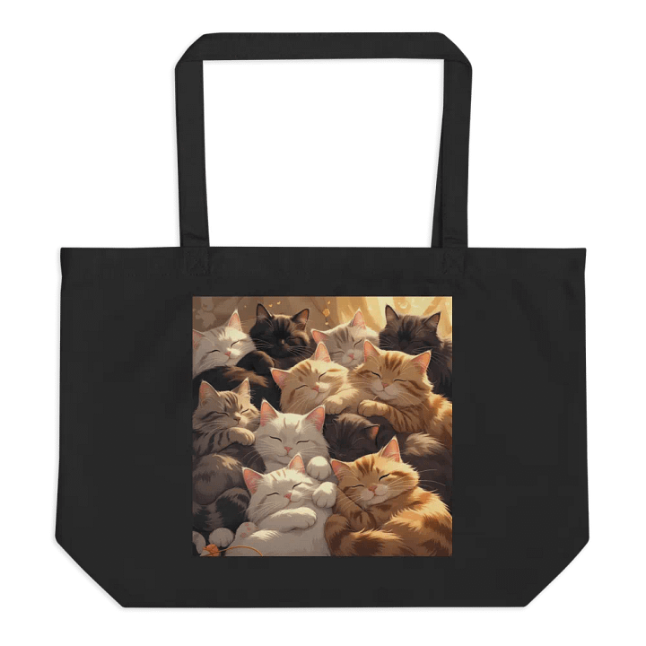Cozy Cat Nap Organic Tote product image (1)