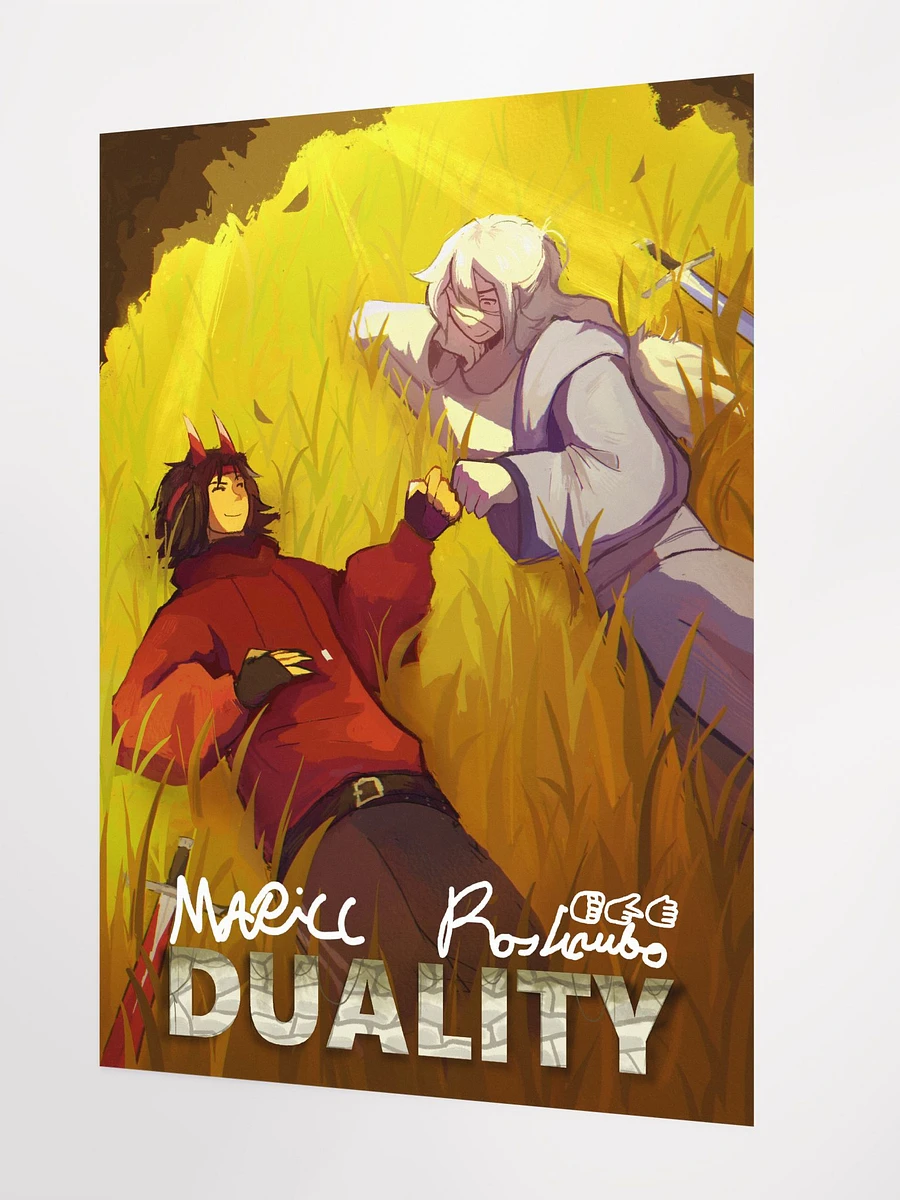 Duality Duo Limited Edition Signed Poster - Grass product image (2)