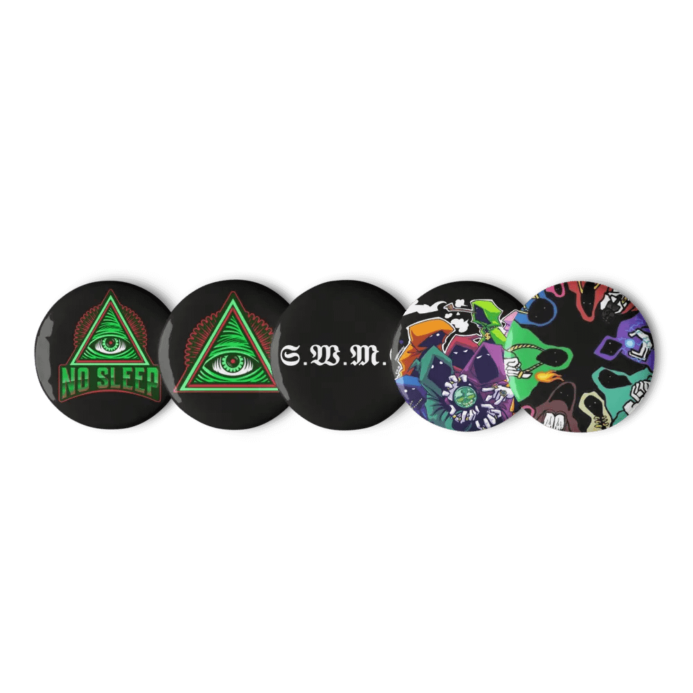 NOSLEEPRP Buttons/Pins (SWMG Variant) product image (1)