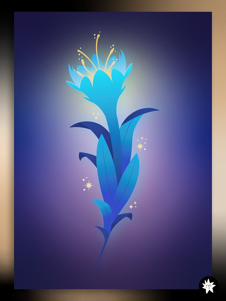 Midnight Lily - Print product image (1)