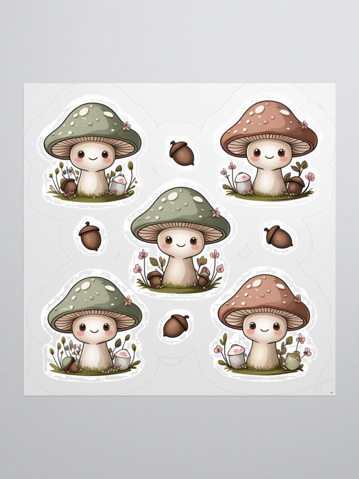 Mushroom Stickers Set product image (2)