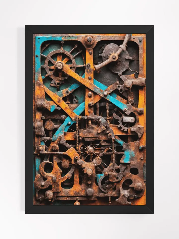 Rustic Touch: Stand Out with a Rusty Iron Wall Art product image (2)