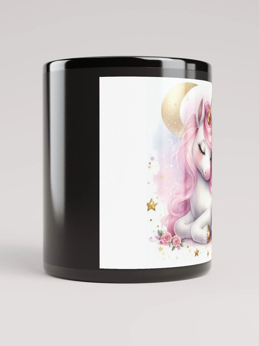 Black Glossy Mug ( unicorn ) product image (10)