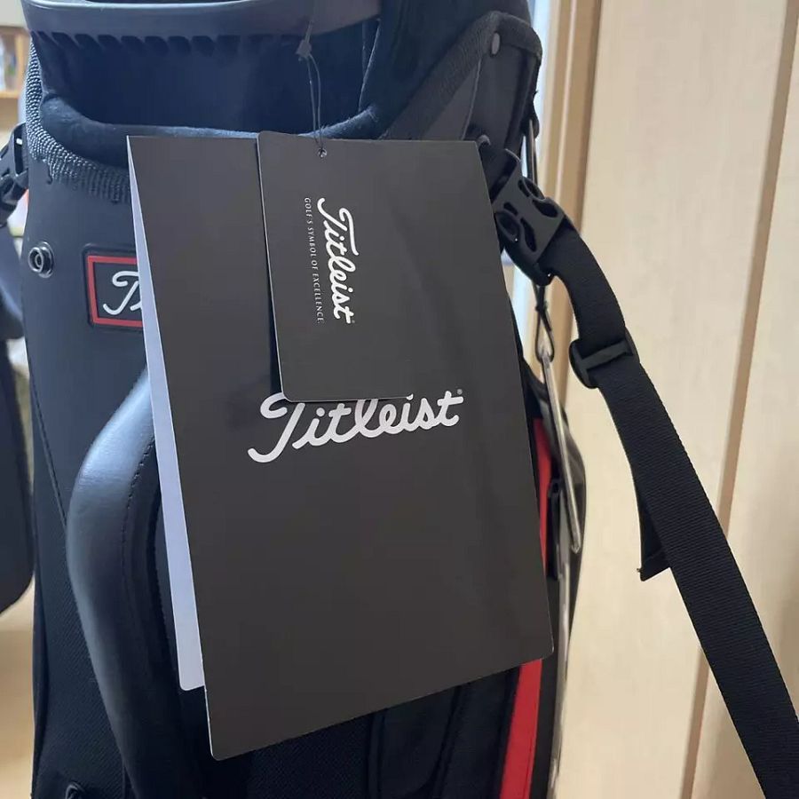 Titleist Golf Caddy Carry Premium Stand Bag Type 9 x 47 Inch TB20SXSF Black product image (3)