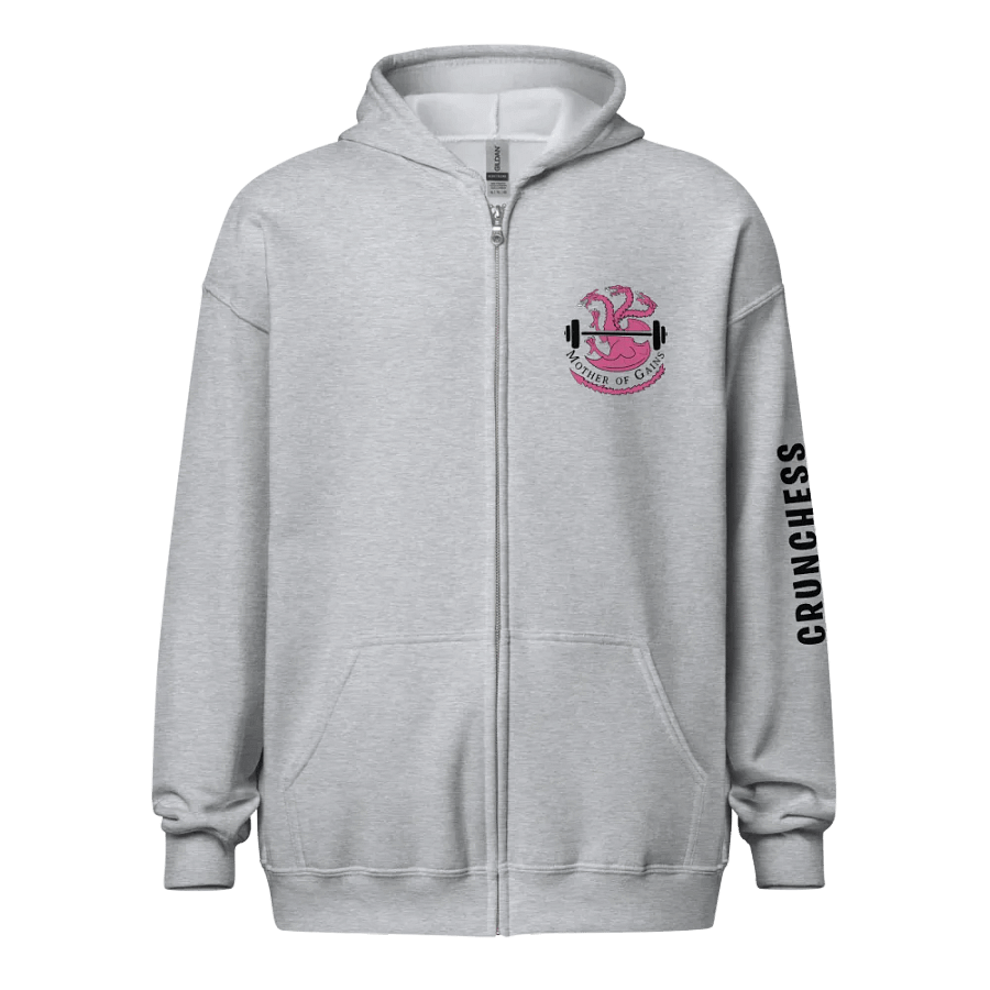 Mother of Gains Zip Up Hoodie product image (1)